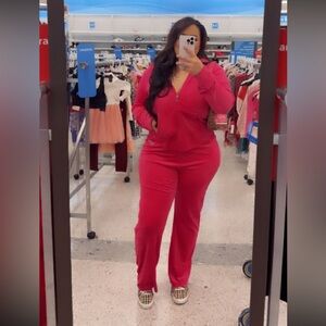 Women's Pink juicy couture track suit